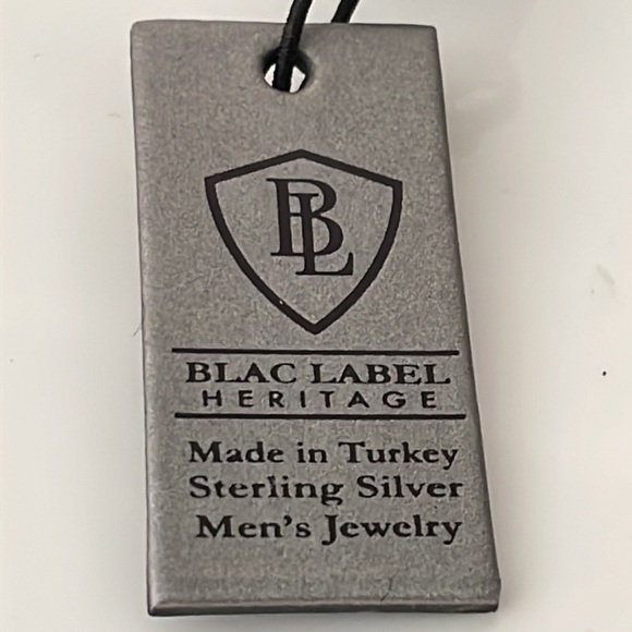 BLACK LABEL HERITAGE UNISEX STERLING SILVER RING - Picture 12 of 15